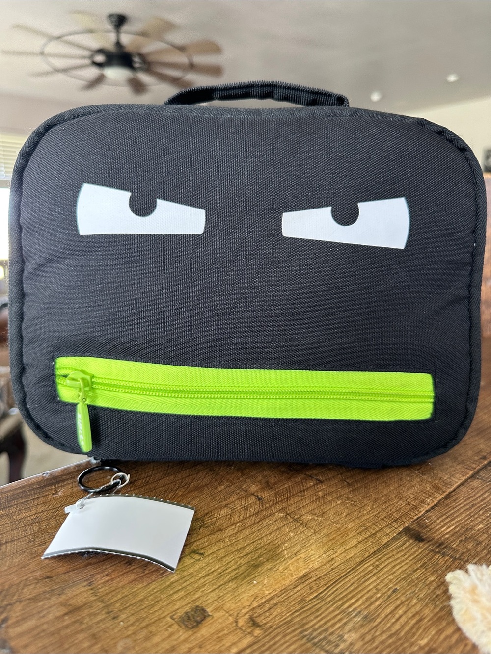 ZIPIT Grillz Lunch Bag, Black Insulated Lunch Box